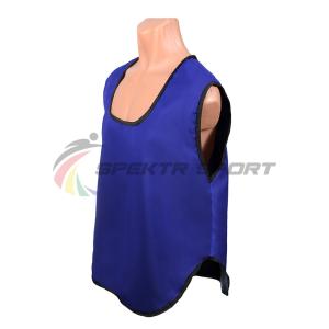 Купить Манишка футбольная односторонняя Spektr Sport синяя, р.36-40 в Рыльске 