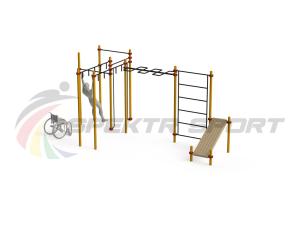 Купить Спортивный комплекс для инвалидов-колясочников WRK-D17_76mm в Рыльске 