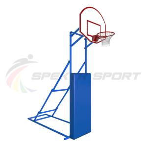 Купить Стойка стритбольная складная с фанерным щитом, кольцом, сеткой и защитой Street в Рыльске 