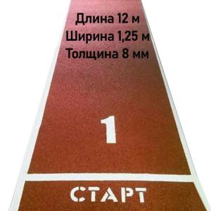 Купить Дорожка для разбега 12 м х 1,25 м. Толщина 8 мм в Рыльске 