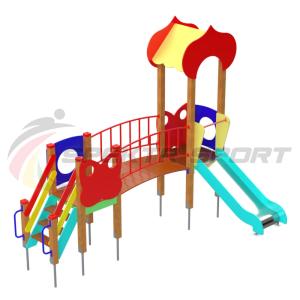 Купить Детский игровой комплекс Полянка ДИК 1603 в Рыльске 